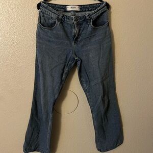 Hollister Flare & Wide Leg Blue Jeans